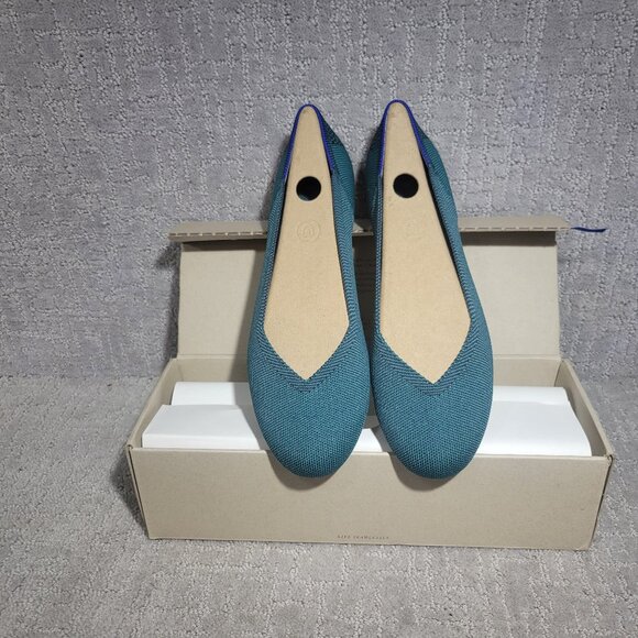 Rothy's Shoes - Rothy’s The Flat Women's Spruce Python Slip On Ballet Shoes size 9.5,11